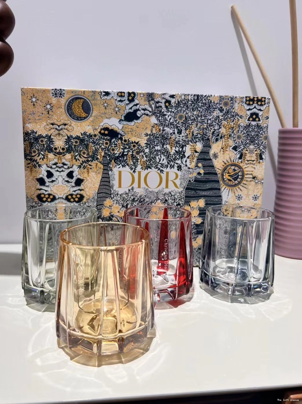 CHRISTIAN 4 GLASS CUP SET 0816